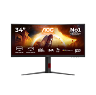 AOC Gaming monitor G4 CU34G4CAP, 34", 3440 x 1440, crni